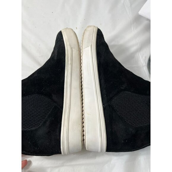 Steve Madden Ladies Wedge Sneakers Suede Leather Upper Size 7 Sultan Sul0291 - Picture 7 of 14